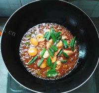 美味的玉子豆腐烩虾仁做法图解8)