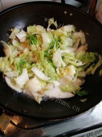炒白菜做法图解6)