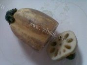 食欲满满的蜂蜜糯米藕做法图解2)