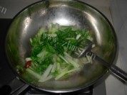 炝炒小白菜