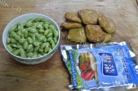 家常雪菜毛豆炒豆干做法图解1)