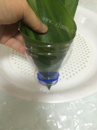 美味的鲜肉粽做法图解5)