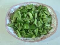 家常菜青椒炒肉片做法图解3)