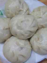 美味的蒸包子