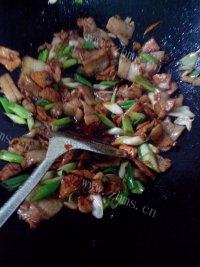 家常菜大葱炒肉片