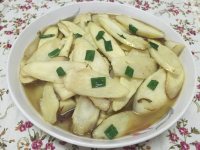 家常菜清炒茭白