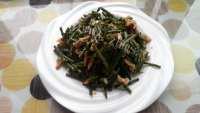 家常菜肉丝炒豇豆