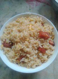美味的火腿蛋炒饭