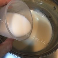 香甜可口雪花椰香奶冻做法图解5)