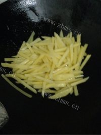 家常菜葱香土豆丝做法图解4)