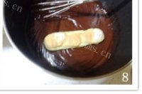 美味的黑巧力甘纳许做法图解8)