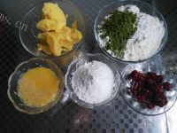 食欲满满的抹茶蔓越莓饼干做法图解1)