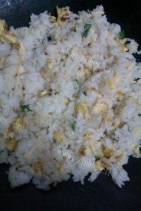 自己做的菠萝蛋炒饭做法图解8)