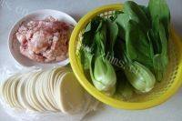 自己做的青菜猪肉水饺做法图解1)