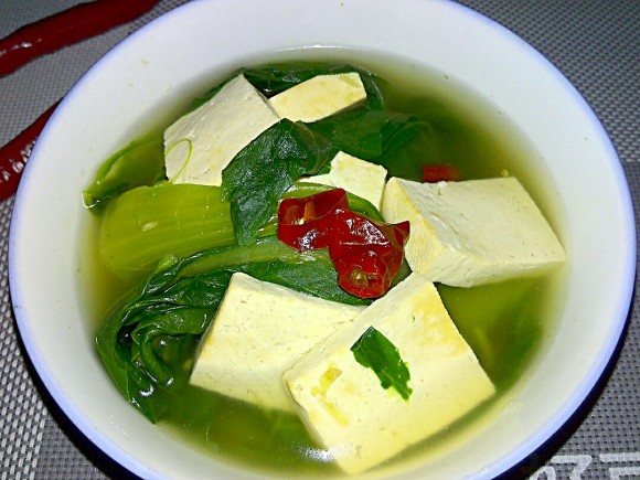 上海青豆腐汤