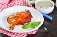 美味感恩节烤鸡腿做法图解9)