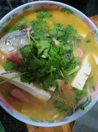 家常菜鲫鱼豆腐汤