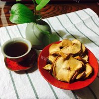 简单的烤苹果片