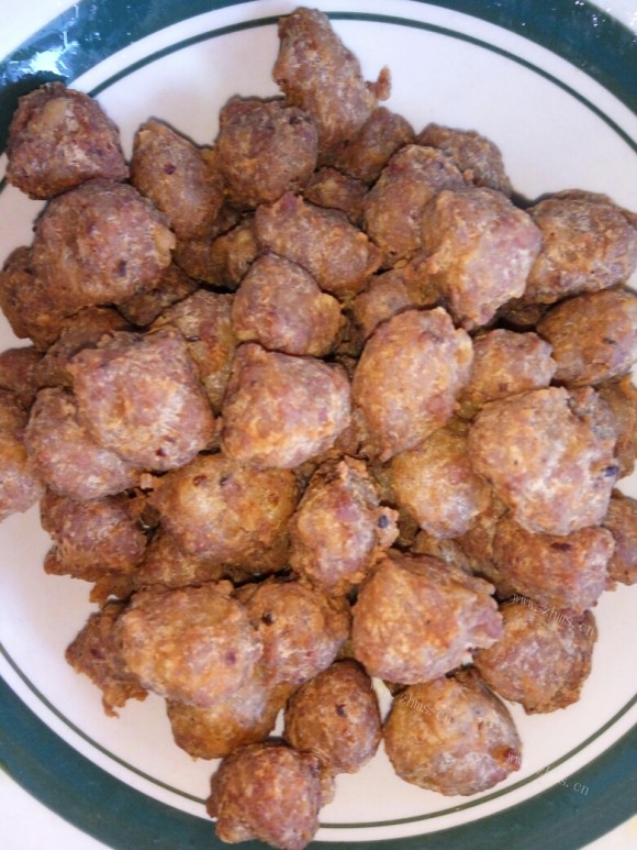 简单版油炸小肉丸