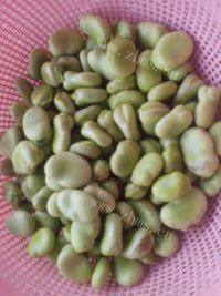 下酒菜炒蚕豆做法图解1)