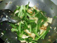 家常油菜炒豆腐