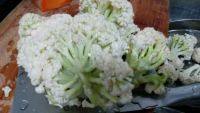 家常菜干煸有机花菜做法图解1)