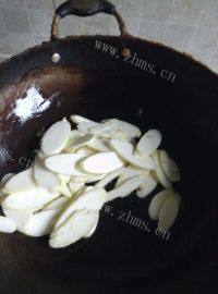 家常菜茭白炒肉丝做法图解6)