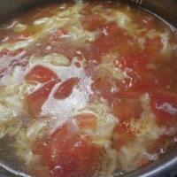 香气浓郁的西红柿鸡蛋汤