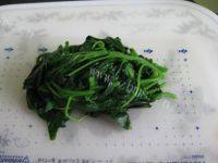 家常菜蒜蓉苋菜做法图解4)