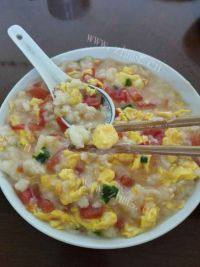美味的番茄鸡蛋疙瘩汤