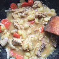 开胃的土豆咖喱鸡做法图解7)