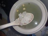 美味的莲子绿豆粥做法图解6)