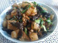 家常菜肉末油条