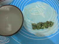 自己做的韭菜春卷做法图解6)