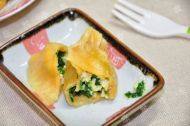 鲜嫩的荠菜饺子做法图解9)