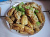 美味的丝瓜炒油条
