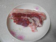 「绿色食物」蒜泥白肉做法图解1)