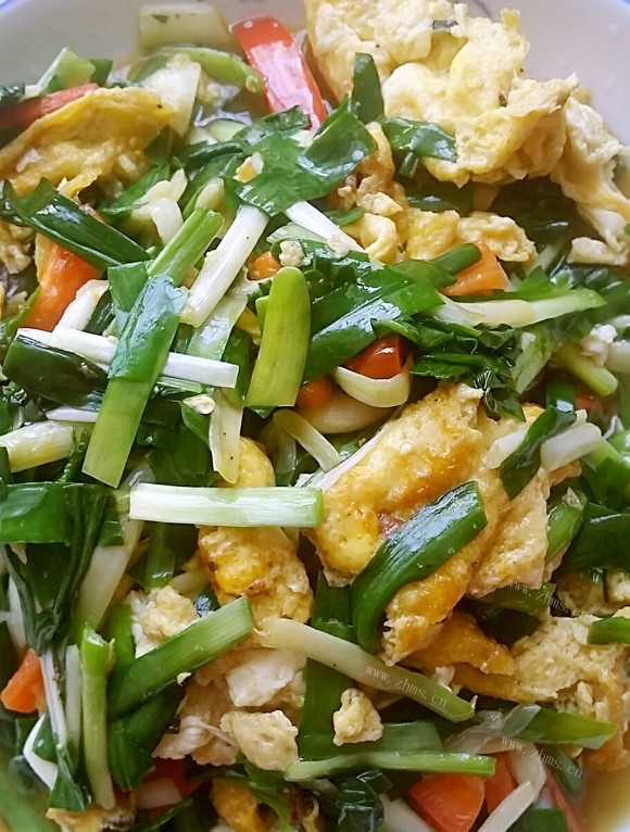 香喷喷的韭菜炒鸡蛋