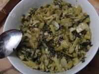 家常菜姜丝咸菜