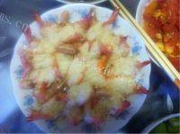 美味的蒜蓉蒸虾
