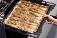 自制蒜香烤虾-德普烘焙食的做法图解六