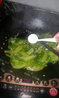 甘脆的清炒生菜