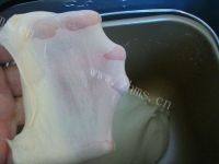 自制牛奶面包做法图解6)