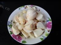 美味青扁豆煮芋仔做法图解3)