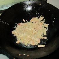 家常菜金针菇炒肉片