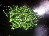 家常菜蒜香西洋菜做法图解5)