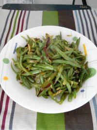 家常菜清炒四季豆
