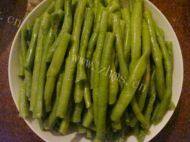 芝麻酱拌豆角做法图解4)
