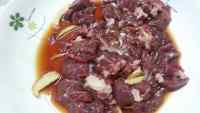 家常菜荷兰豆炒牛肉做法图解1)