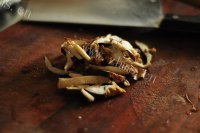 美味奶油培根意面做法图解4)